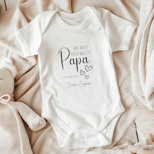 Baby bodysuit for Father&#39;s Day, Father&#39;s Day gift for dad, personalized baby bodysuit as a gift for father, gift idea dad&#39;s first Father&#39;s Day