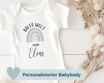 Babybody personalisiert / Schwanger / Geschenk zur Geburt / Geburtsgeschenk / Babykleidung / Baby Body / Personalisiertes Geschenk Baby