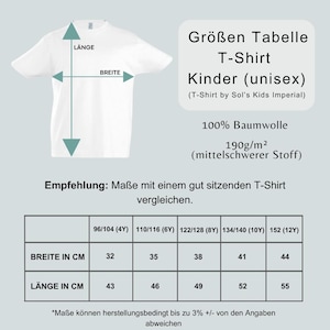 Birthday shirt with name and number, 1st birthday T-shirt, shirt for children's birthdays, personalized T-shirt for children's birthdays image 9