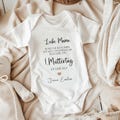 Babybody zum 1.Muttertag, Muttertagsgeschenk für Mama, Personalisierter Baby Body als Geschenk für Mama, Geschenkidee Mama erster Muttertag