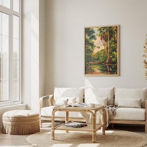 Póster de los Everglades de Florida, lámina decorativa de naturaleza tropical para pared. imagen 4