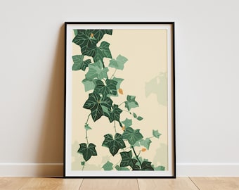 1967 Efeu Hedera helix - Vintage Botanischer Druck - Illustration Pflanzen  Bume Strucher - Wanddekoration - Etsy sterreich