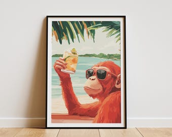MONKEY MARK ゴールデンモンキー グラフィックアートA1 il_340x270.7146689893_77eq.jpg