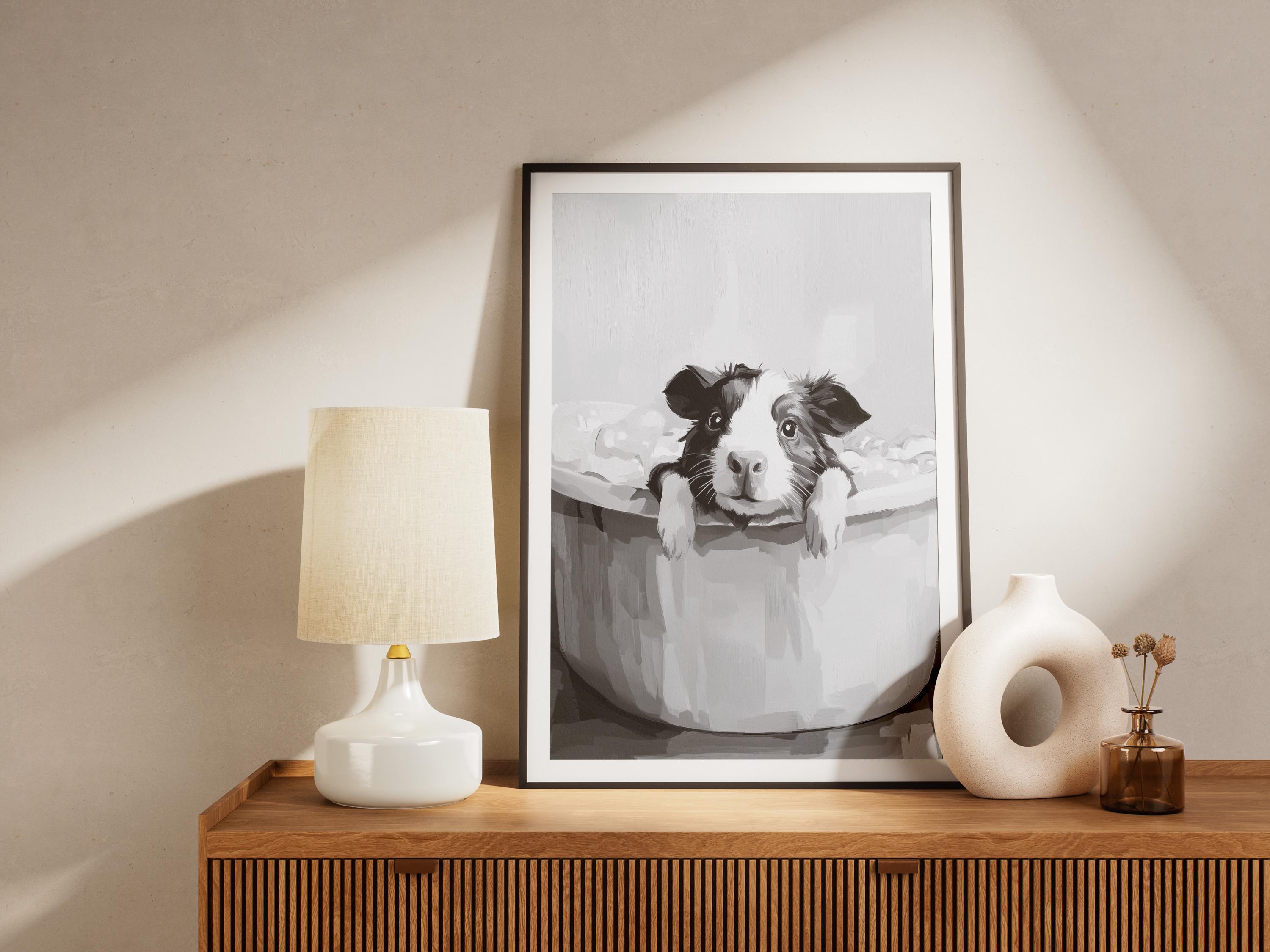 Divertente decorazione da parete A4 per gli amanti del tè: una tazza di tè risolve tutto