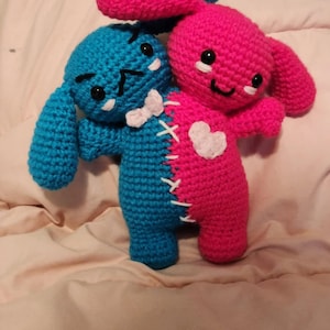 Crochet Two Headed Bunny