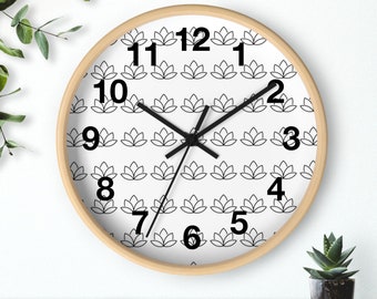 Lotus Wall Clock
