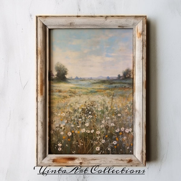 PRINTABLE Vintage Wall Art Fall Country Landscape Living Room Wall Decor Digital Downloadable Uinta Art Collections