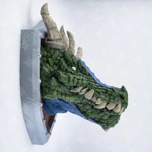 Wall Mounted Dragon Head Trophy