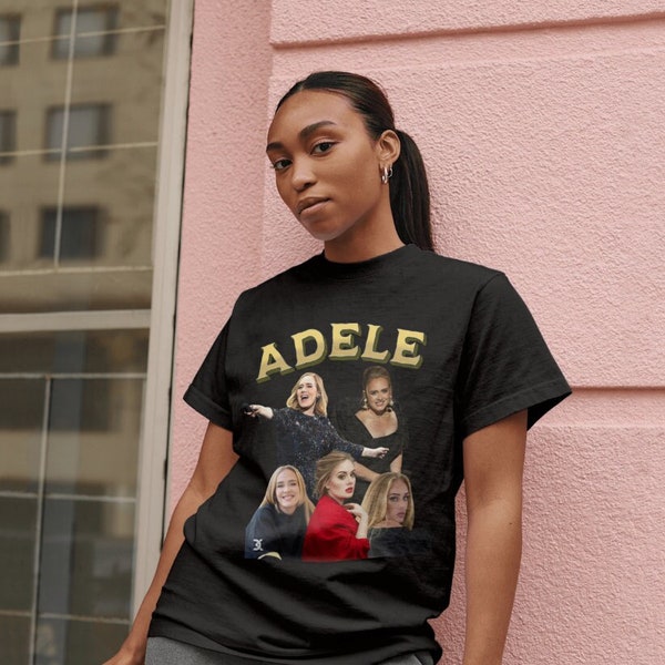 Adele Vintage Shirt, Adele Liebhaber Shirt, Musiker Shirt, Adele Line Art Shirt, Adele Retro Shirt