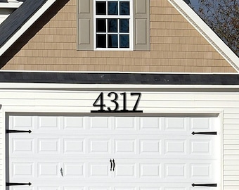 Large House Numbers | Big Metal Address Sign | Up to 12” Tall Modern House Number Plaque | Oversized Home Address Sign | Large Address sign