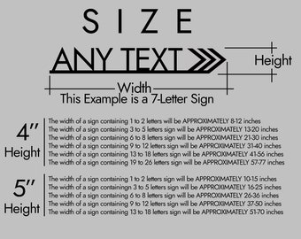 Arrow sign for outdoor | Directional Sign | Arrow house number | Address Sign with arrow | Direction Sign With Arrow