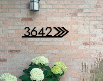 Arrow sign | Address Sign arrow | House number arrow | Directional Sign| Metal Arrow Sign | arrow directional sign | housewarming gift