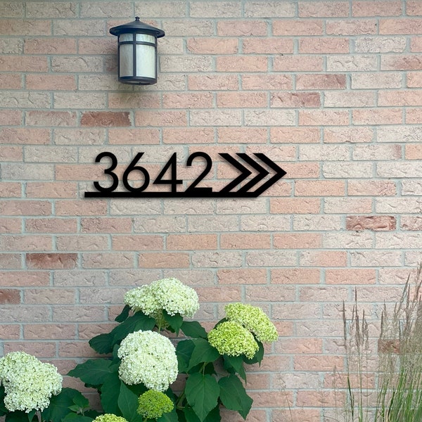 Arrow Sign | House number with arrow | Directional Sign| Metal Arrow Sign | Custom arrow directional sign | Arrow point sign | Custom arrow