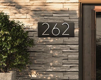 METAL number address sign | House number for outdoor 5" tall METAL numbers | Address Sign | Address plaque | Address  sign for outdoor