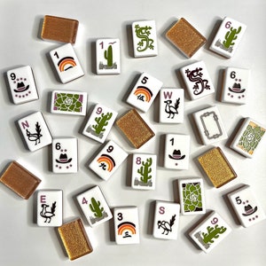 Western Themed Mahjong Set - Luxe Mahjong