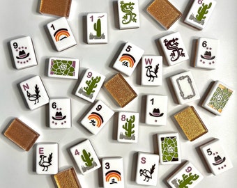 Western Themed Mahjong Set - Luxe Mahjong