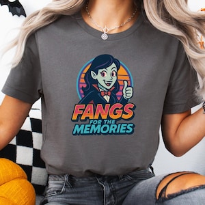 Funny Vampiress Halloween Tee, Retro Vampire Shirt, Funny Halloween Vampire Shirt, Spooky Halloween Tee, Vampire T-Shirt, Cute Vampire Shirt
