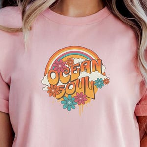 Ocean Soul T-Shirt, Beach Vibes Shirt, Ocean Lover Shirt, Boho Beach T-Shirt, Beach Lover Shirt, Beach Bum Tee, Ocean Shirt, Vacation Shirt