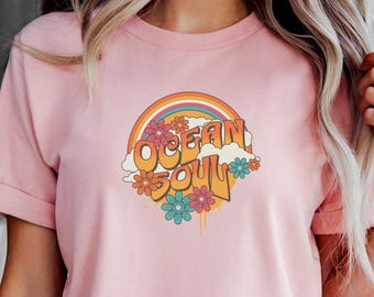 Camiseta Ocean Soul, Camiseta Beach Vibes, Camiseta Ocean Lover, Camiseta Boho Beach, Camiseta Beach Lover, Camiseta Beach Bum, Camiseta Ocean, Camiseta Vacation