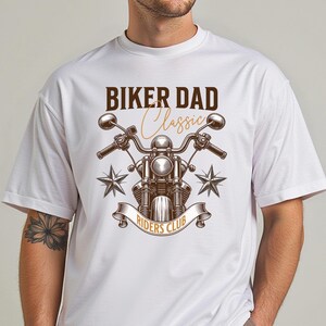 Biker Dad Riders Club Shirt, Motorcycle Dad, Retro Biker Shirt, Biker Shirt, Motorcycle Club, Father's Day Gift, Motorcycle Lover Gift
