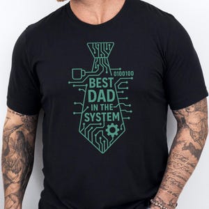 Bästa pappa tech-t-shirt, Tech pappa-tröja, Fars dag-present, ingenjörspappa-tröja, pappauppskattningspresent, arbetande pappa-tröja, nörd-tröja