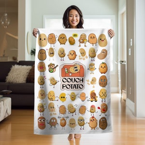 Couch Potato Blanket Etsy Canada
