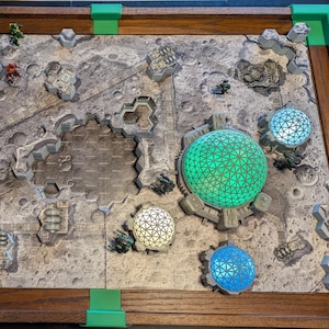 BattleHex "Lunar Base" Terrain Kit