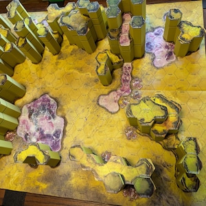 BattleHex &quot;Caustic Valley&quot; Terrain Kit
