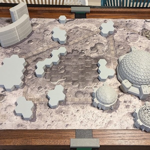Kit de terreno "Base Lunar" da BattleHex