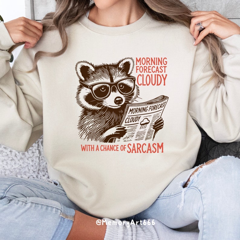 Retro Funny Raccoon SVG PNG, Sarcasm Meme Animal Saying Designs - Etsy