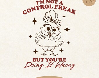 Funny Chicken SVG PNG: Sarcastic Farmhouse Design (Digital Download)