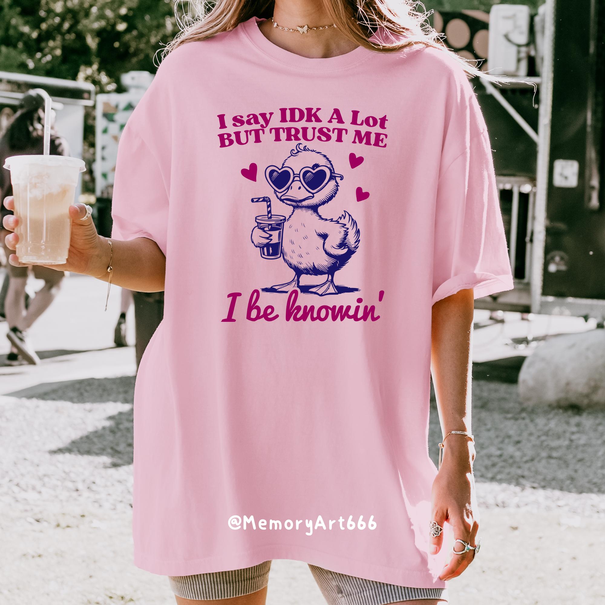 Funny Sarcastic Duck SVG PNG, Retro Snarky Animal Saying Quote