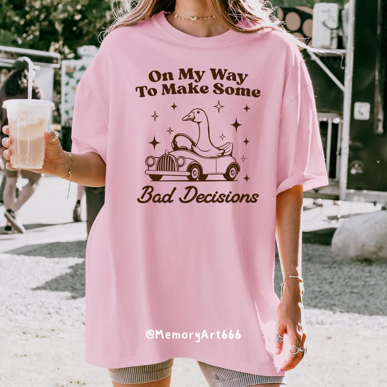 Silly Goose Meme SVG: Retro Trendy Design (Digital Download) image 4