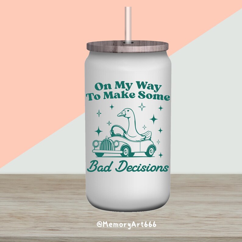 Silly Goose Meme SVG: Retro Trendy Design (Digital Download) image 8