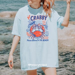 Vintage style sassy summer coquette beach png, cute dancing crab design, funny beach quote shirt, coastal aesthetic summer graphic, retro ocean illustration, beach vacation outfit, trendy women shirt design, Cricut SVG PNG download, sublimation file, bold outline vector, summer beach vibes tee