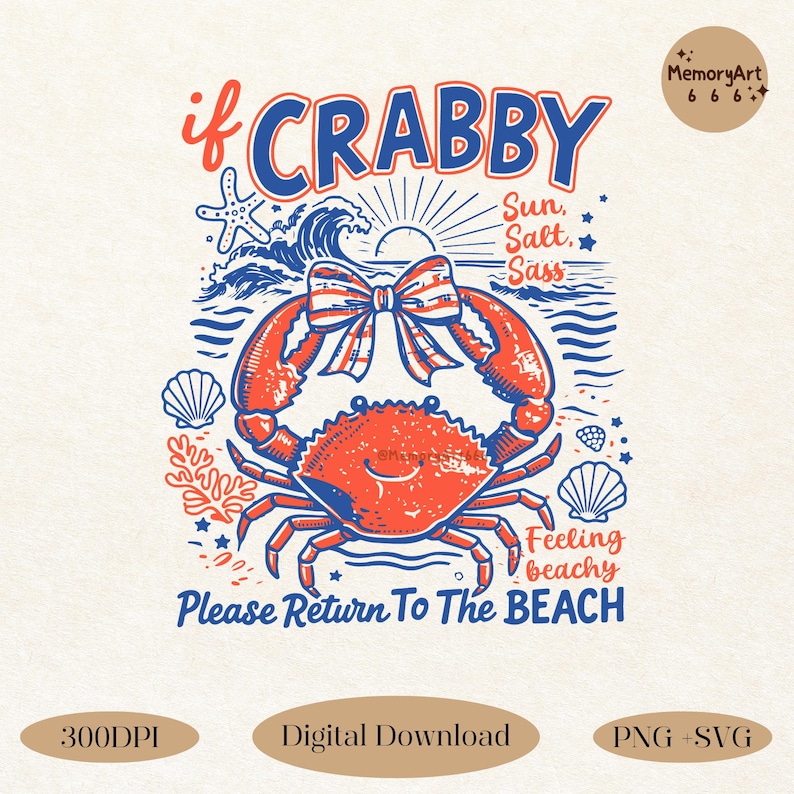 Vintage style sassy summer coquette beach png, cute dancing crab design, funny beach quote shirt, coastal aesthetic summer graphic, retro ocean illustration, beach vacation outfit, trendy women shirt design, Cricut SVG PNG download, sublimation file, bold outline vector, summer beach vibes tee