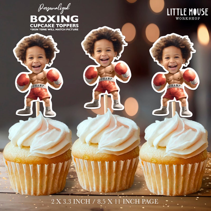 Boxer Cake Topper - Etsy