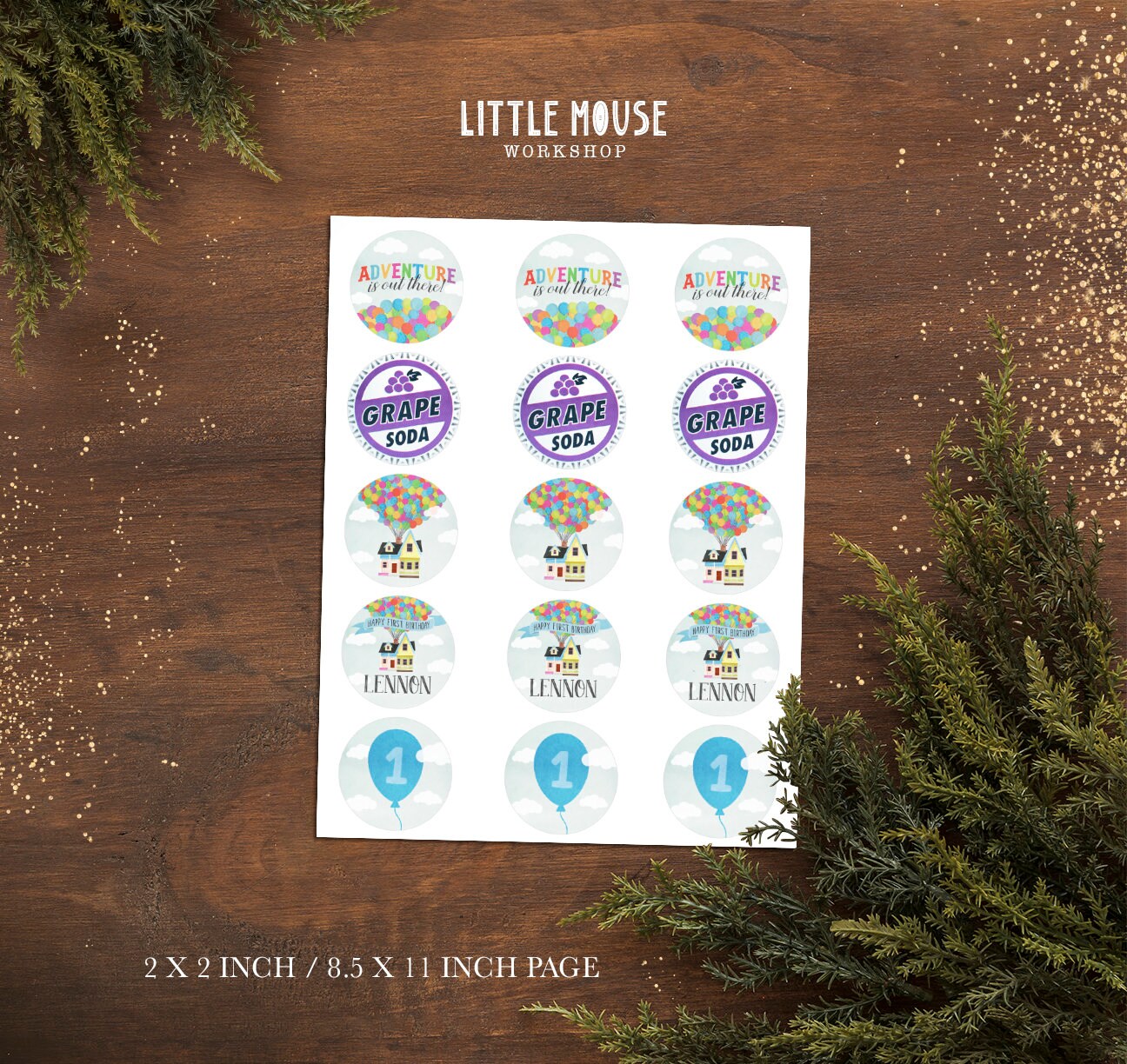 Up Topper Photo Up Personalized Cupcake Toppers - Etsy