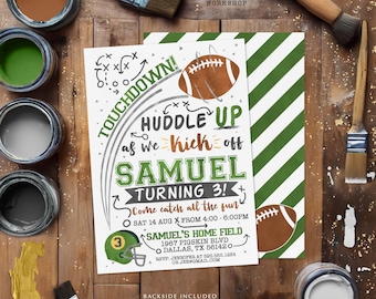 Football Birthday Invitation