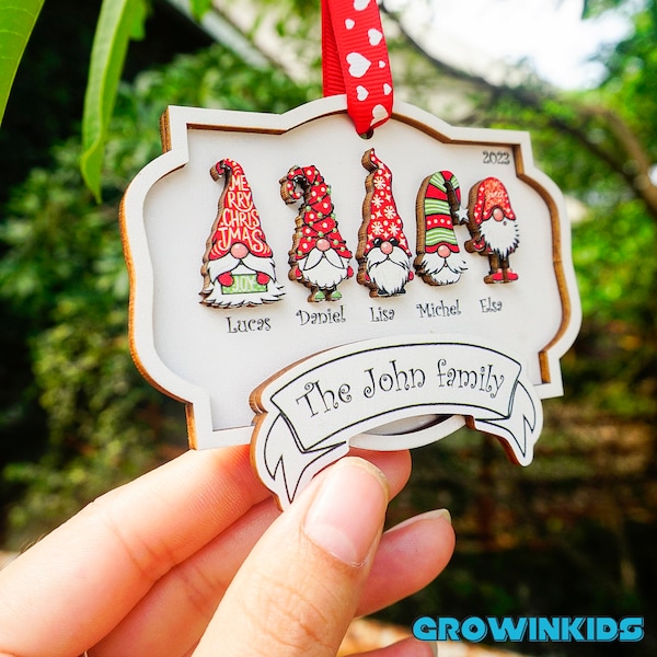 Christmas Tree Ornament, Family Ornament, Custom Family Ornament, Personalized Christmas Ornament, Family Tree ornament, Family 2025