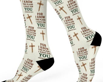 Scripture Socks Prayer Junk Socks - Etsy