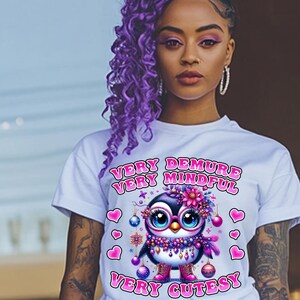 Very Demure Very Mindful Png file Coquette Aesthetic Trendy PNG Tik Tok Trend Very Demure Graphic Demure