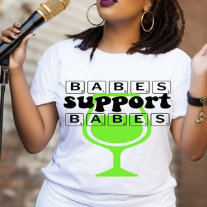 Babes Support Babes PNG Sublimation PNG Small Business Babe Png File Sublimation