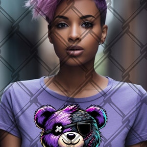 Graffiti Hip Hop Teddy Bear , Cartoon Teddy Bear, Cash, sublimation, digital download, t-shirts png