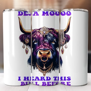 Deja Moo Heard This Bull Before, Western Cow, Western Shirt Design PNG, Western PNG, Vintage Style PNG, Western Design, Desert Western Png