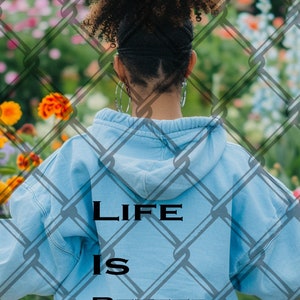 LIFE IS BETTER with Jesus Digital Download Png, Sleeve Design, Christian Png, Boho Minimalist Design, Positivity Png Design, Easter Png