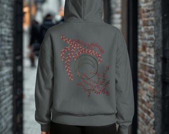Floral Minimalist Hoodie – Premium Unisex Streetwear Sweatshirt