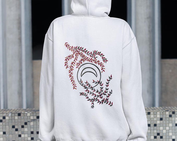 Floral Minimalist Hoodie – Premium Unisex Streetwear Sweatshirt