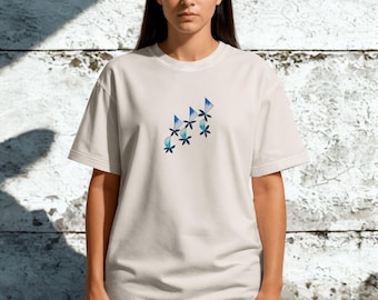 Geometric Floral T-Shirt – Women’s Relaxed Fit
