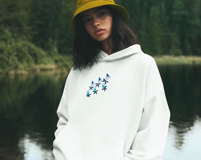 Geometric Floral Hoodie – Women’s Essential